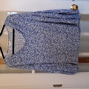 Time and Tru Women's casual blouse blue size XL